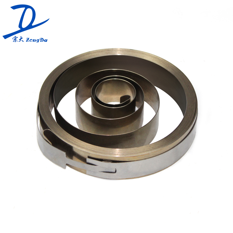 厂家供应健身器发条弹簧，健腹轮/划船器卷簧，不锈钢发条弹簧