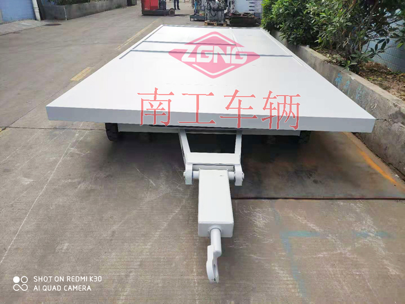 7吨移动式房车底盘 工具平板拖车