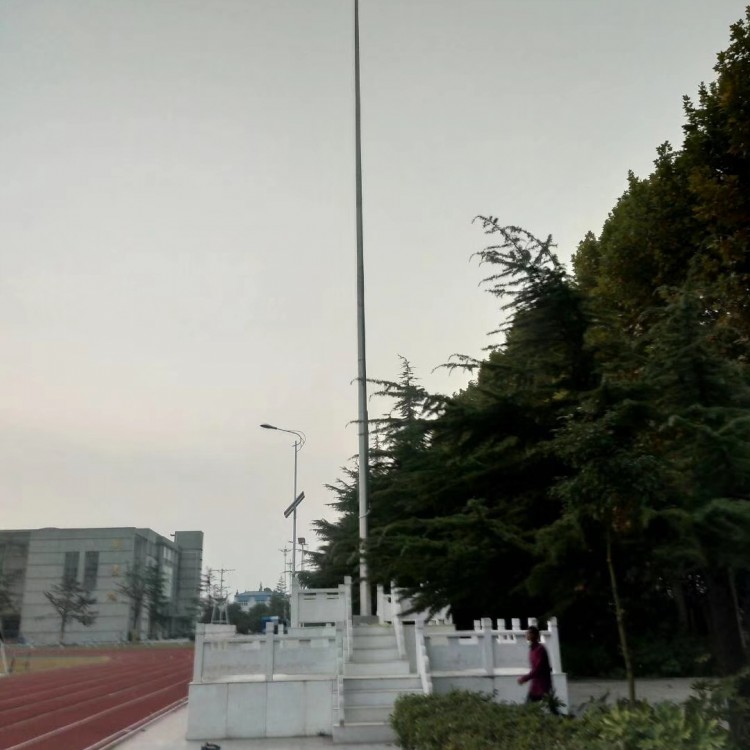 东营学校工地锥形旗杆枣庄304旗杆201旗杆三节式旗杆