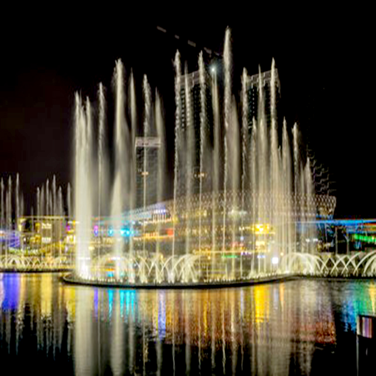 江阴市景区感应音乐喷泉耗电低水循环利用源头厂家游乐设施三喜