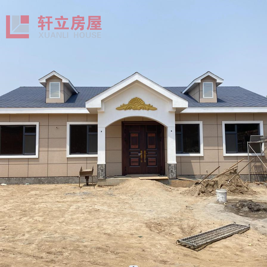 邯郸轻钢别墅建造厂家 复式钢结构住宅造型美观