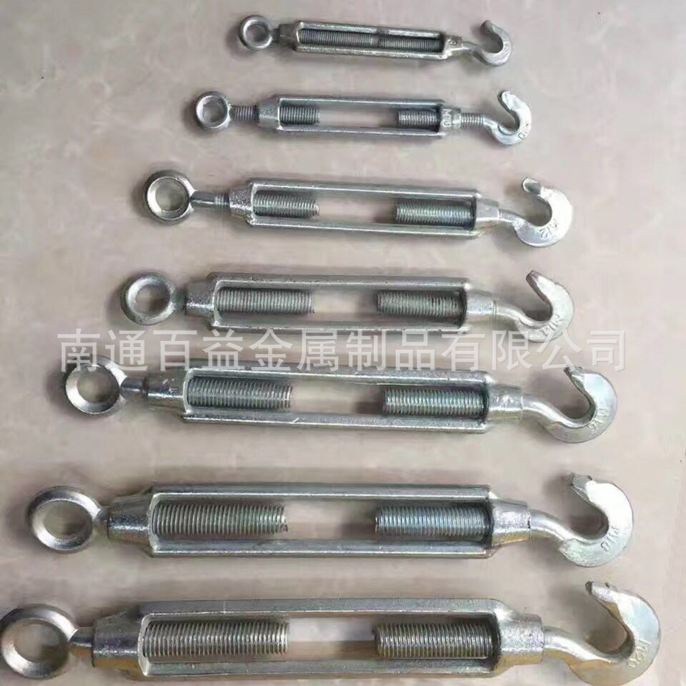 M16钢丝绳拉紧器 不锈钢花兰螺丝拉紧器