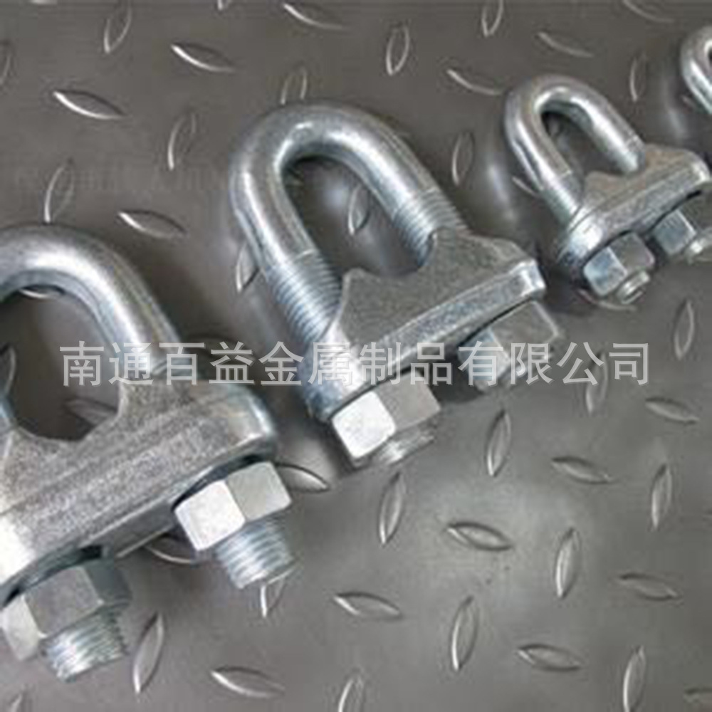 6MM钢丝绳索具卡头 多规格