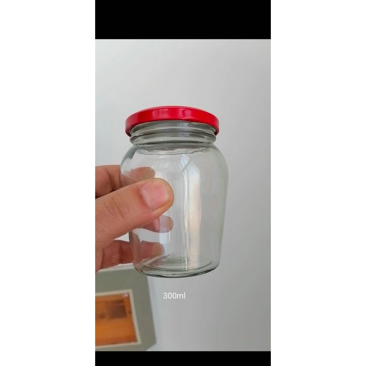 玻璃泡菜瓶方形圆形泡菜玻璃瓶4两7两8两1斤装