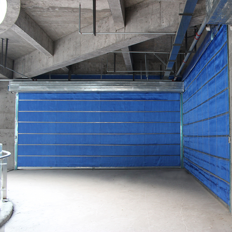 复合型无机布防火卷帘门 阻燃 商场地下车库可定制 万晟门业