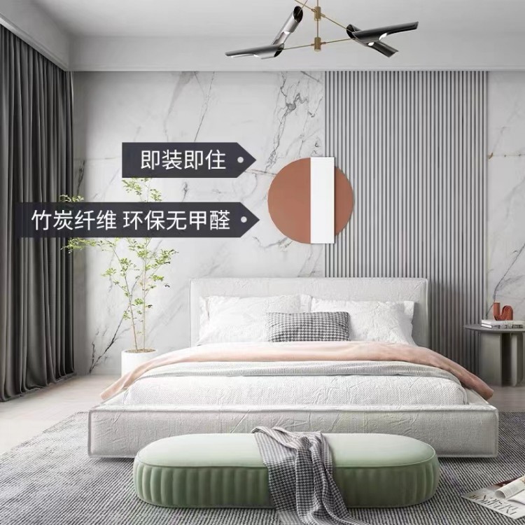 免漆木饰面装饰板背景墙碳晶板室内墙体扣板