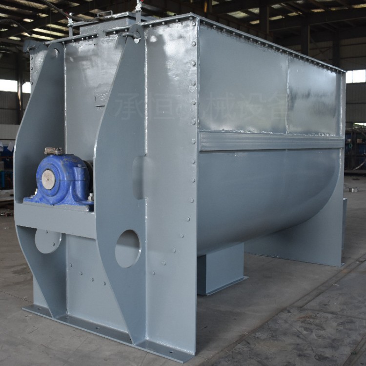 新材料硅胶干燥剂槽型混合机卧式螺带混合机