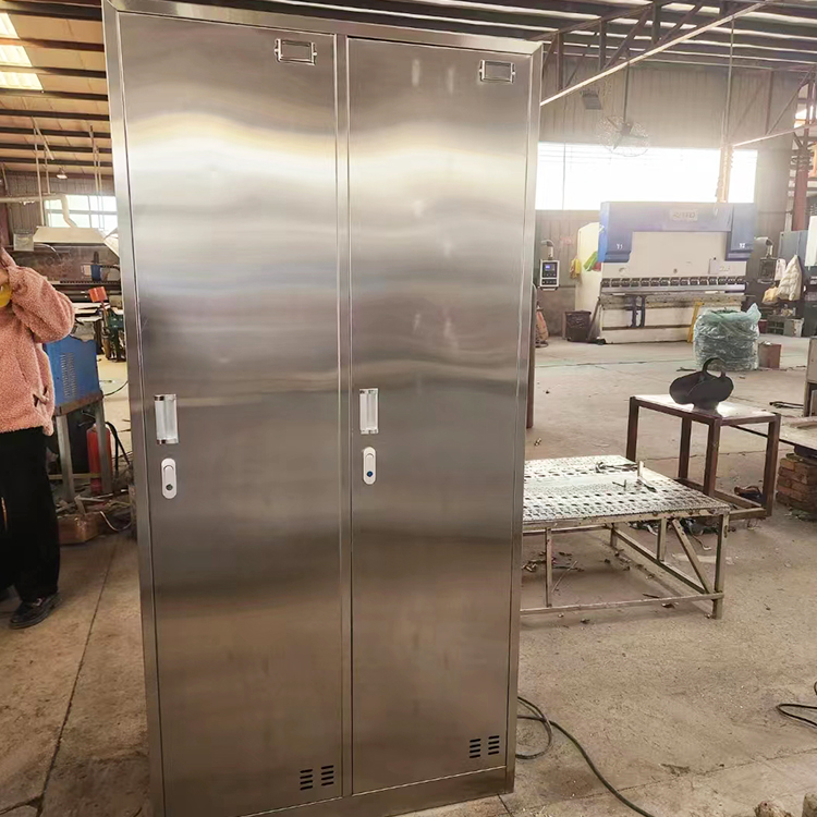 Stainless Steel Double-Door Lockers