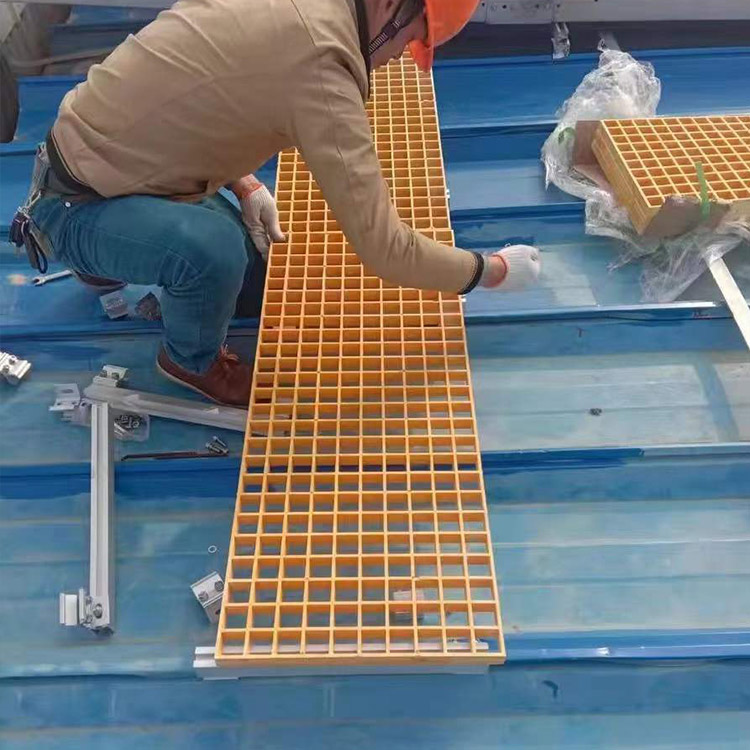 Fiberglass Reinforced Plastic (FRP) Photovoltaic Maintenance Platform