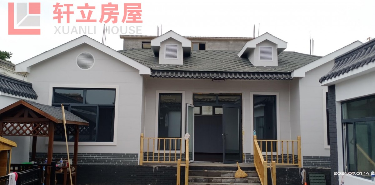 石家庄中式轻钢别墅设计建造节能环保的理想住宅选择