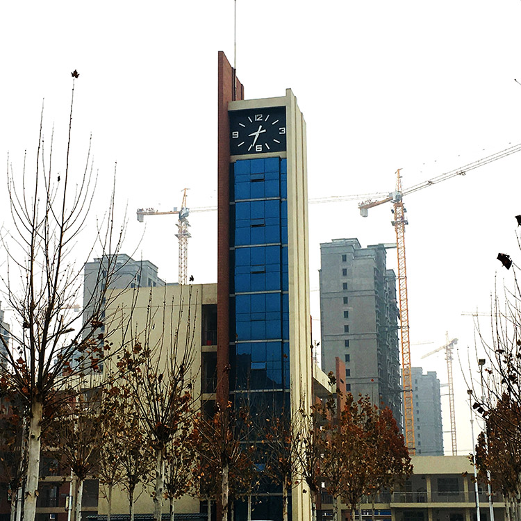 定陶一中钟楼塔钟