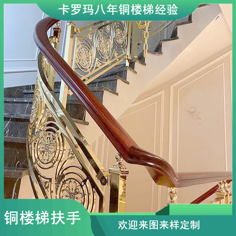 武威铜雕刻欧式楼梯护栏用实例说话