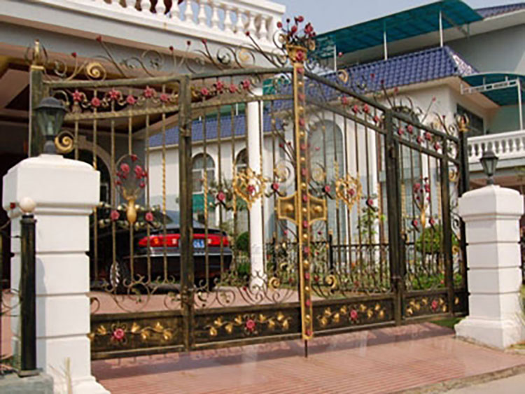 铁艺大门 农村铁艺大门 抗风稳固