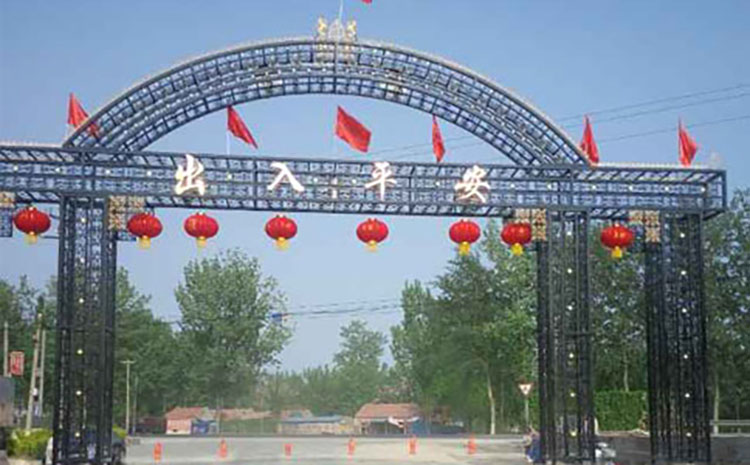 铁艺大门 村口市场用