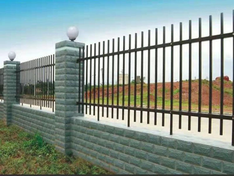 小区围墙公园栏杆 别墅铁栅栏