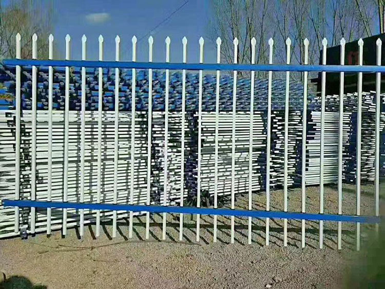 围墙护栏生产厂家 锌钢材质工厂小区庭院发电站隔离防护围栏