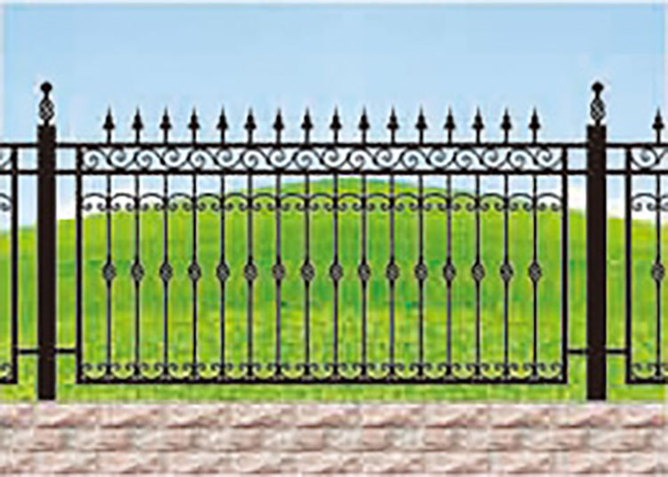 锌钢围墙防护栏杆 乡村别院户外隔离栏 可定制