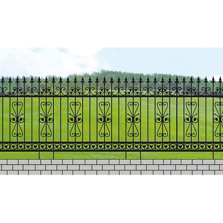 小区绿化护栏锌钢围墙护栏网 美观耐用使用寿命长