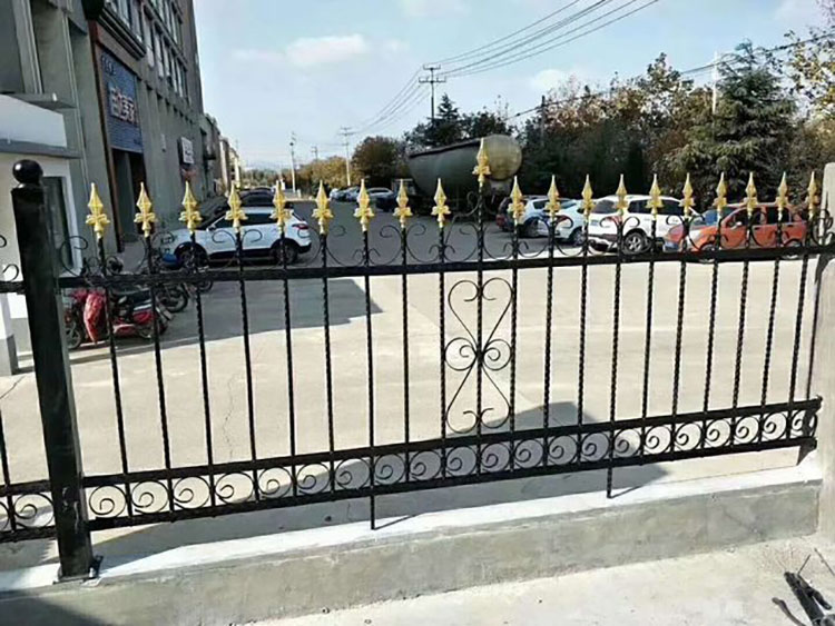 小区铁栅栏 农村院墙围栏 不生锈