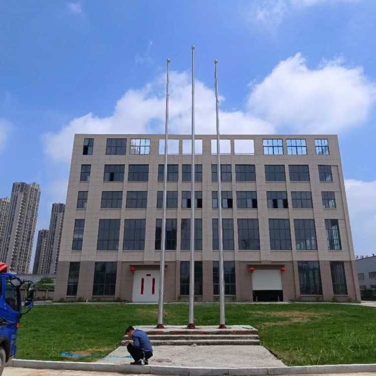 贵阳电动锥形旗杆贵州铝合金旗杆学校电动升降旗杆