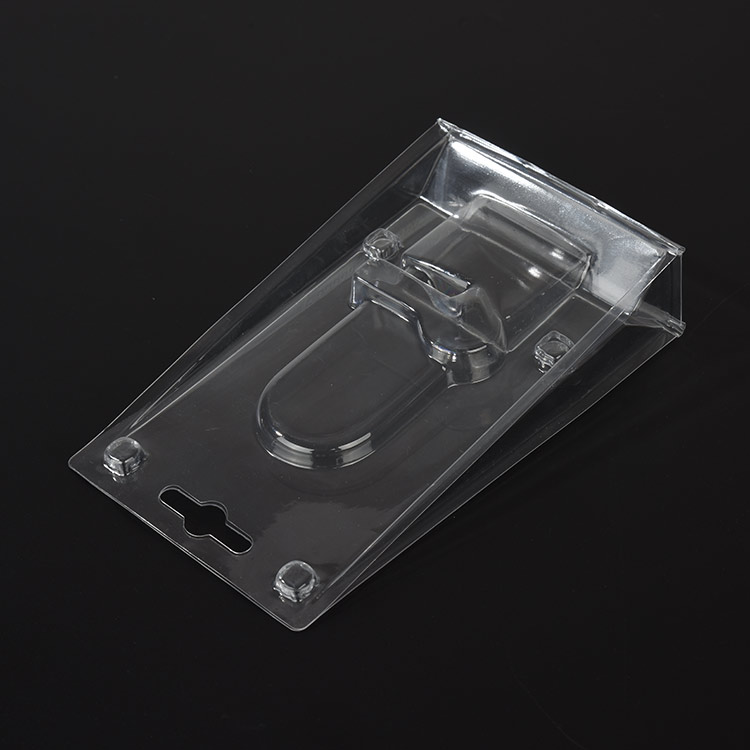 Linzhijie PET three fold vacuum formed stationery packaging, folded edge vacuum formed daily necessities can be customized