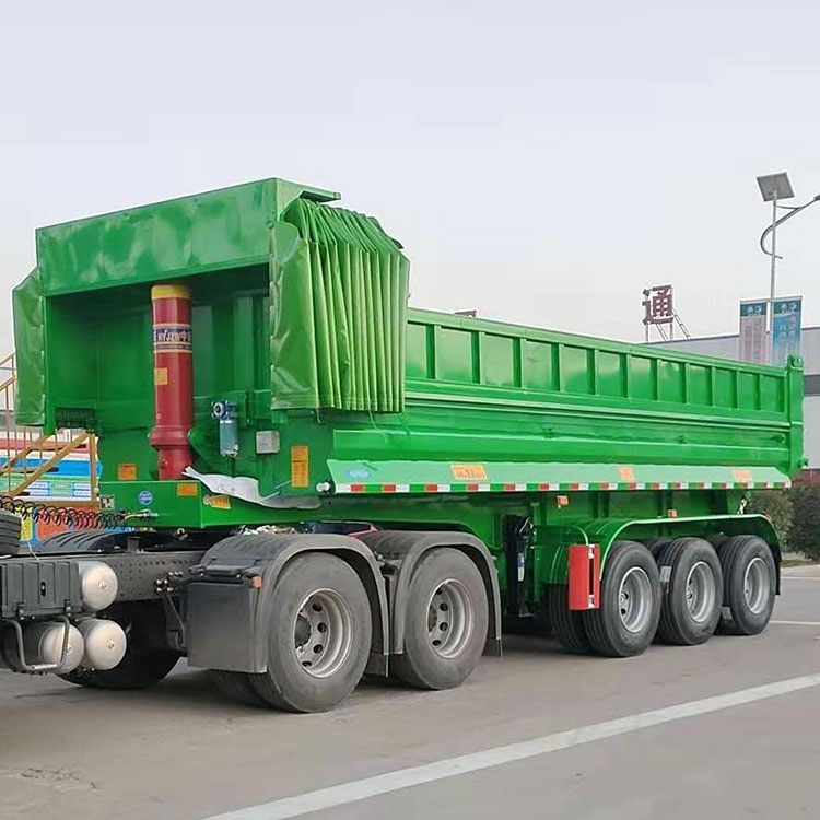 后翻自卸半挂车