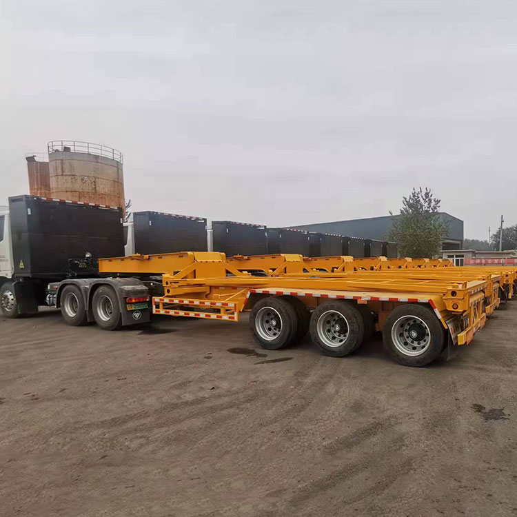 集装箱后翻自卸半挂车