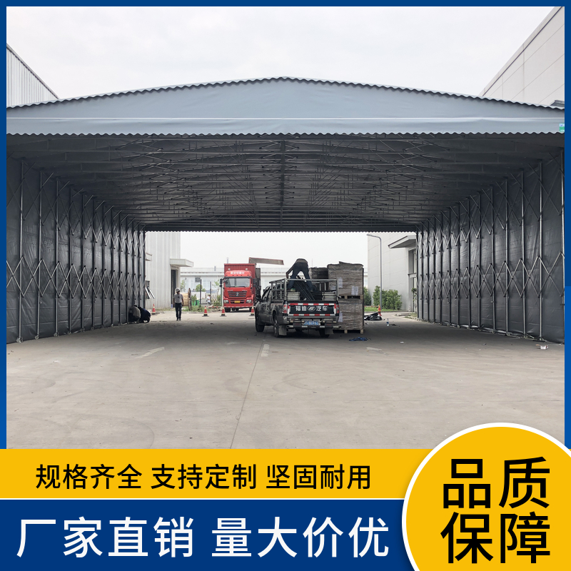 移动式推拉雨棚抗风挡雨 电动推拉雨棚免费测量上门安装