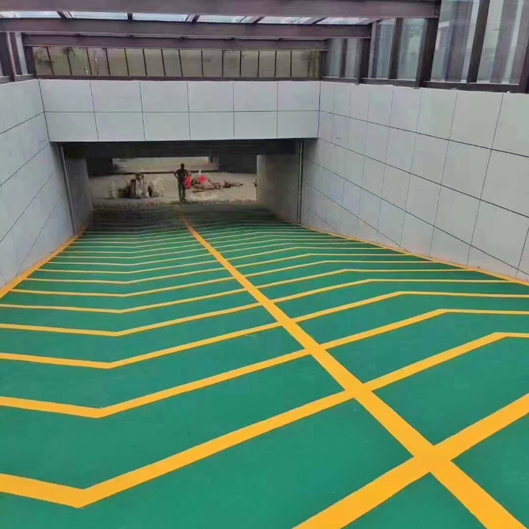 Material supply for parking lot