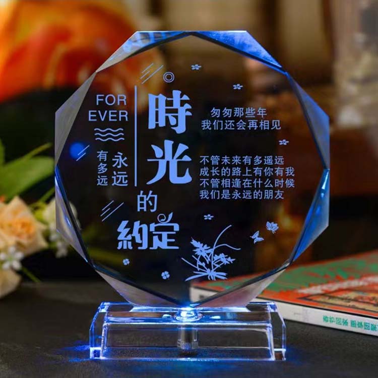 创意礼品背光摆件