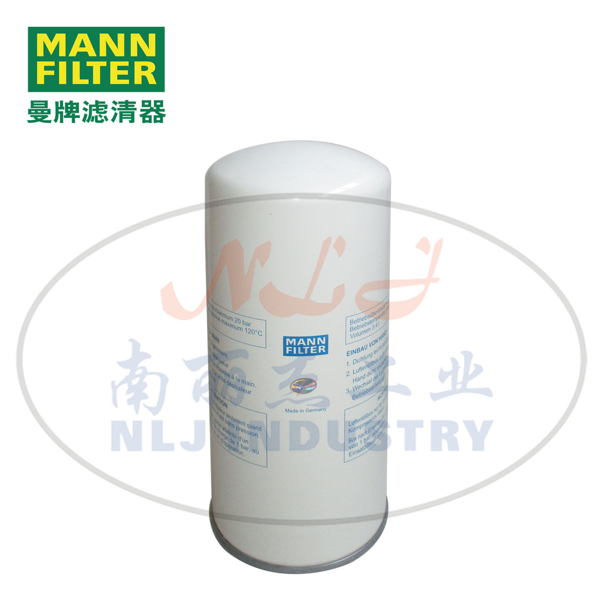 LB13145/3螺杆空压机通用油分芯MANN曼牌滤清器