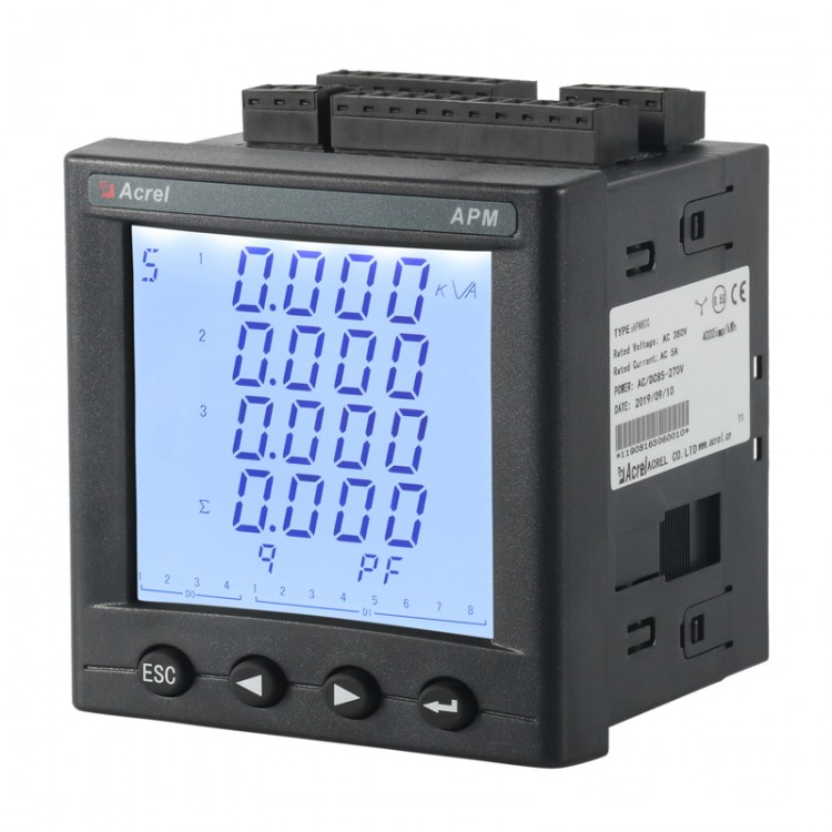 安科瑞多功能电表APM810电能质量监测谐波测量