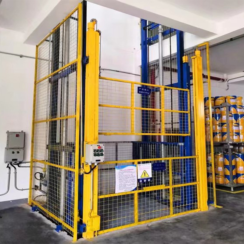 Track-mounted lifting platform