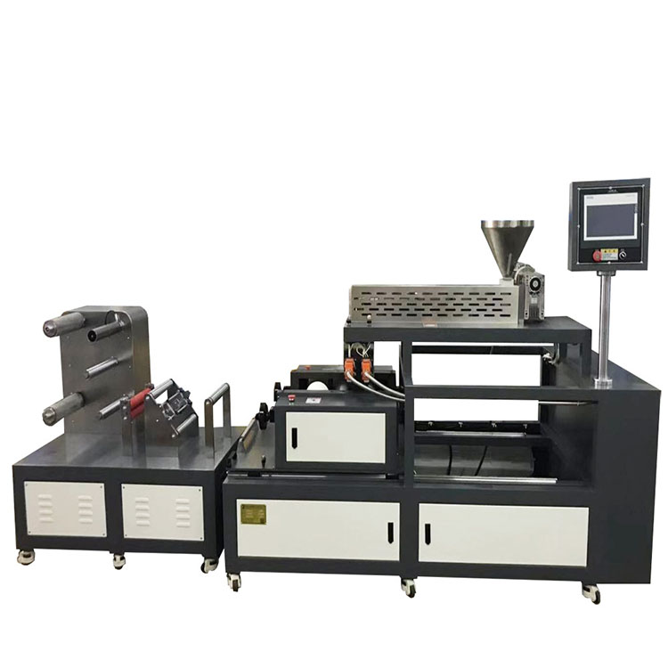 实验室流延机 塑料薄膜片材挤出机 小型流延设备