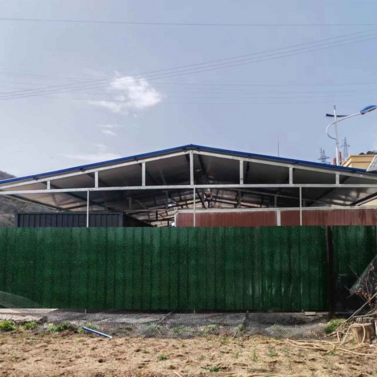 峰峰矿区钢结构厂房承建施工弧形彩钢棚