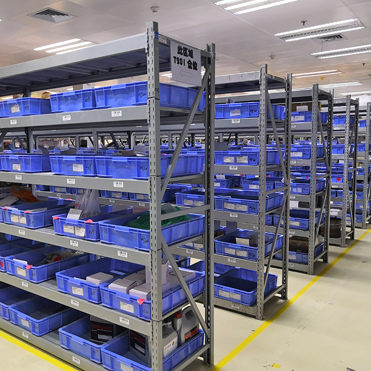 中型搁板货架制造