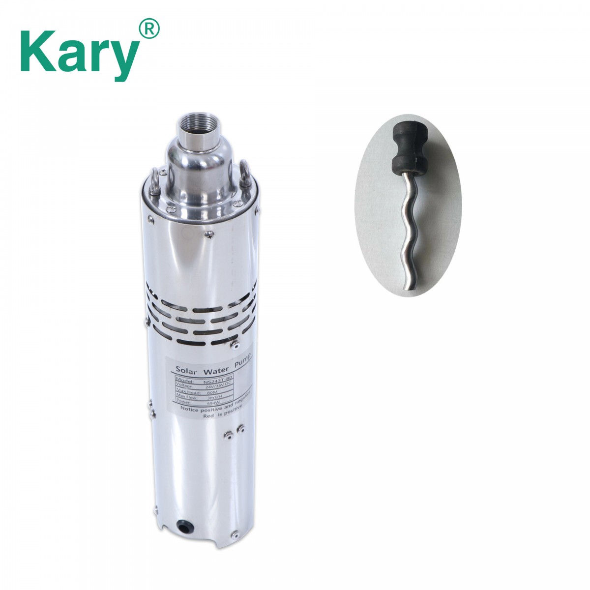 工厂48v60v电瓶电动车三轮车直流水泵 微型花园无刷潜水泵