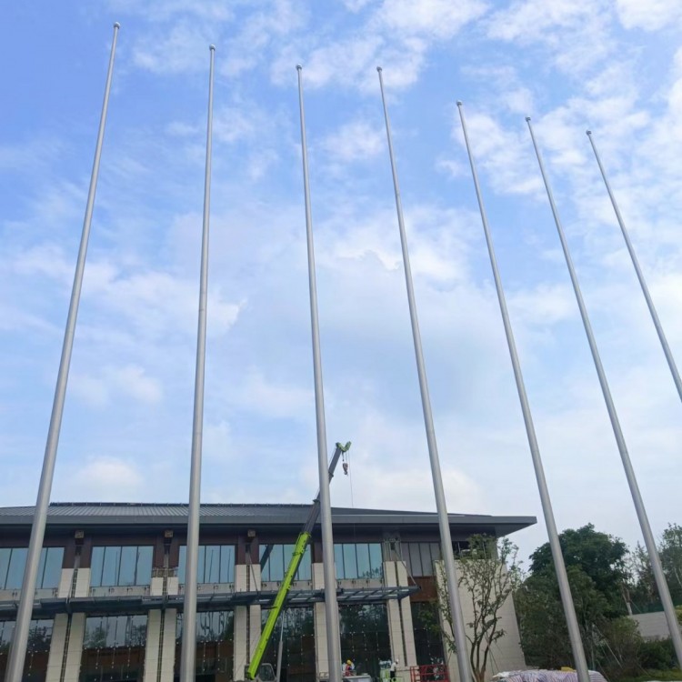 吉安市旗桿電動錐形旗桿廠家吉安小學操場旗桿禮堂旗桿