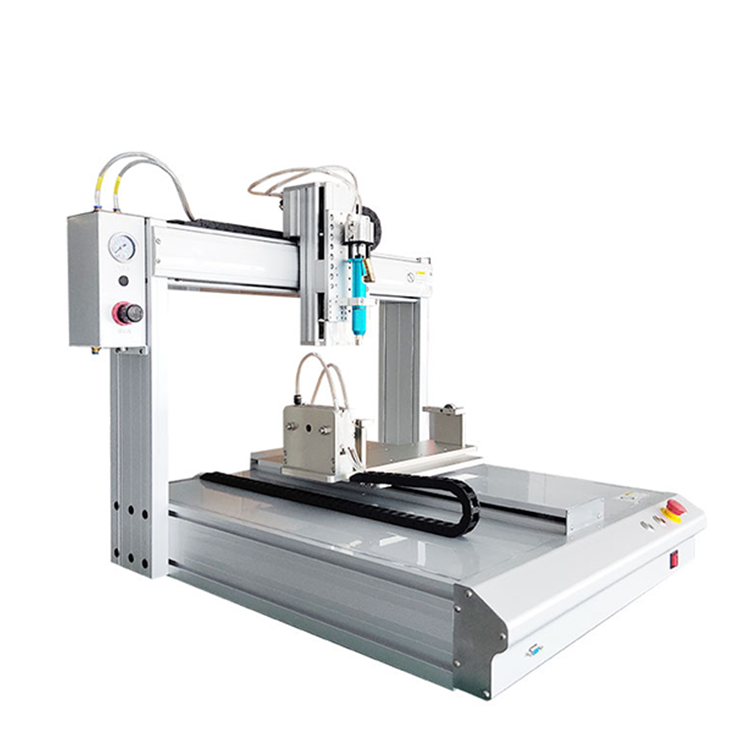 带翻转架点胶机