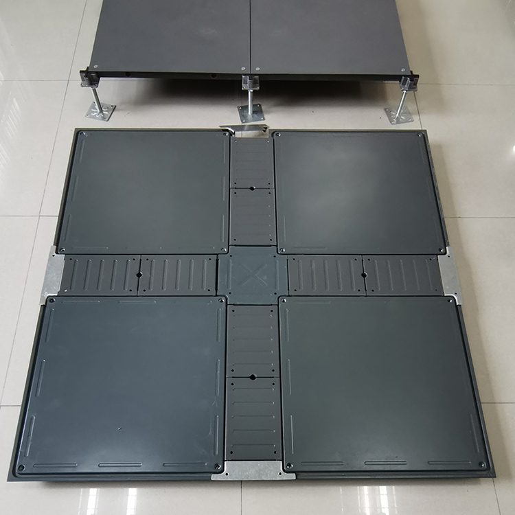 钢质带线槽网络地板