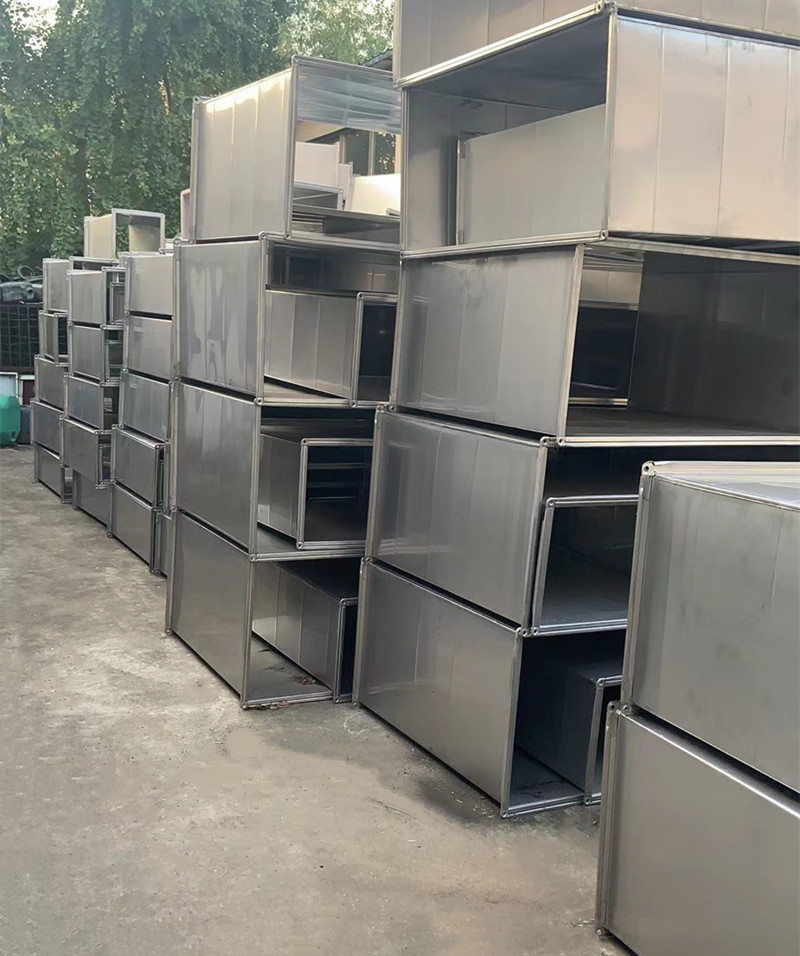 不锈钢共板风管矩形排烟管不锈钢管镀锌风管中央空调风管
