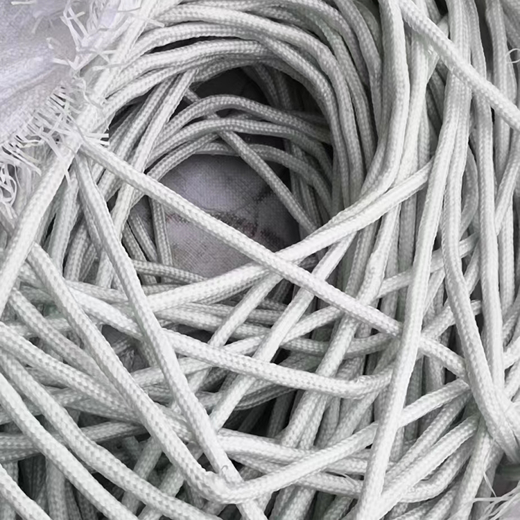 供应防火阻燃中碱玻纤绳 膨体玻璃纤维绳 炉门密封绳