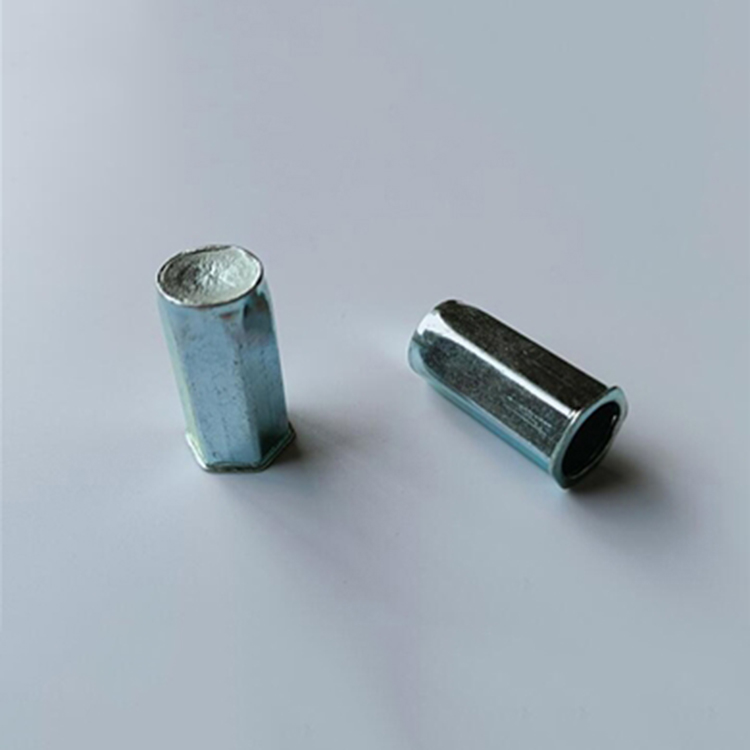 Hexagon full hexagon blind bolt nuts with small head and head hexagon