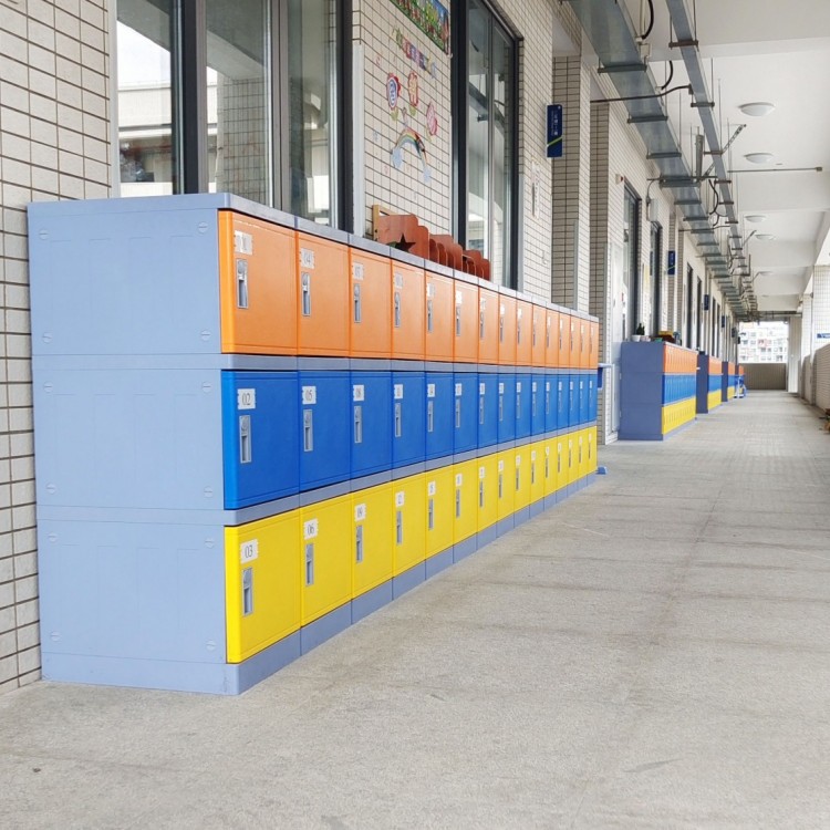 智慧校园ABS塑料书包柜教室走廊学生储物柜