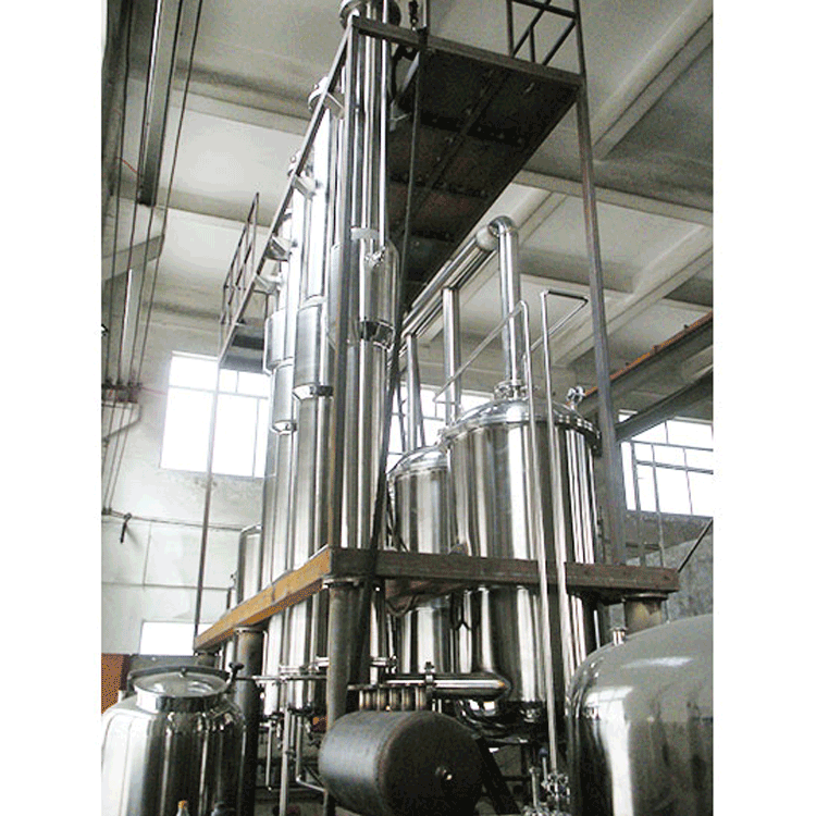 福建科宏生物溶剂回收三效降膜蒸发器