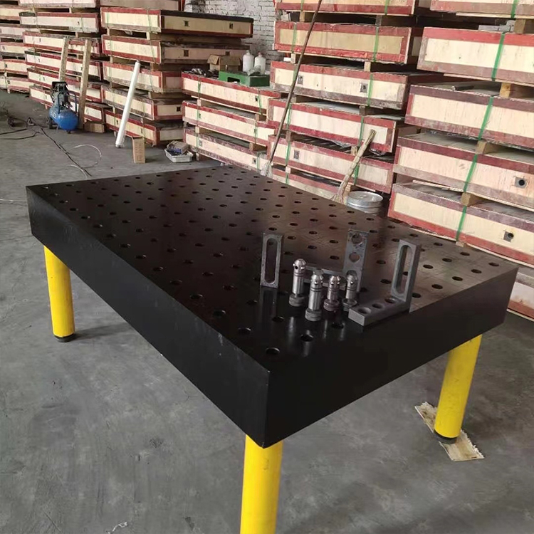 Porous定位cast iron 3D platform, factory customized, robotic welding workbench, various specifications