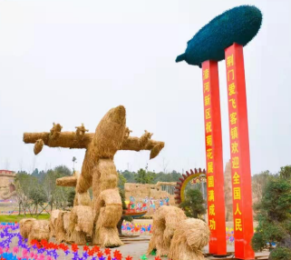 稻草飞机 稻草民航客机模型