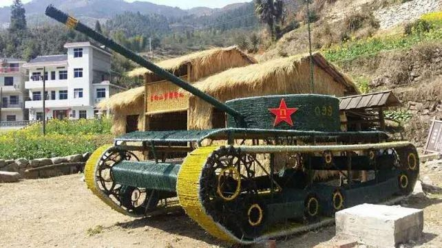 稻草战车 稻草59式战车 主战战车模型