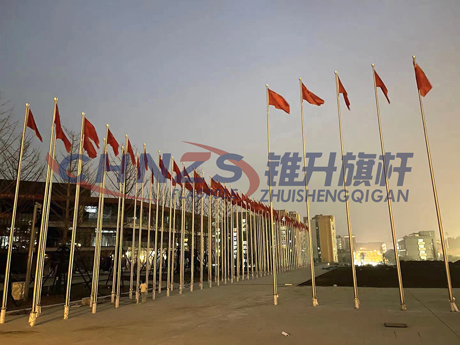 Sichuan Chengdu University Flagpole