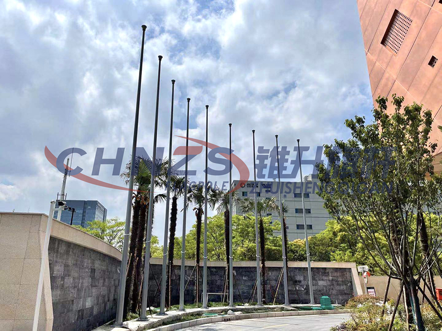Shanghai MicroPort Group Flagpole